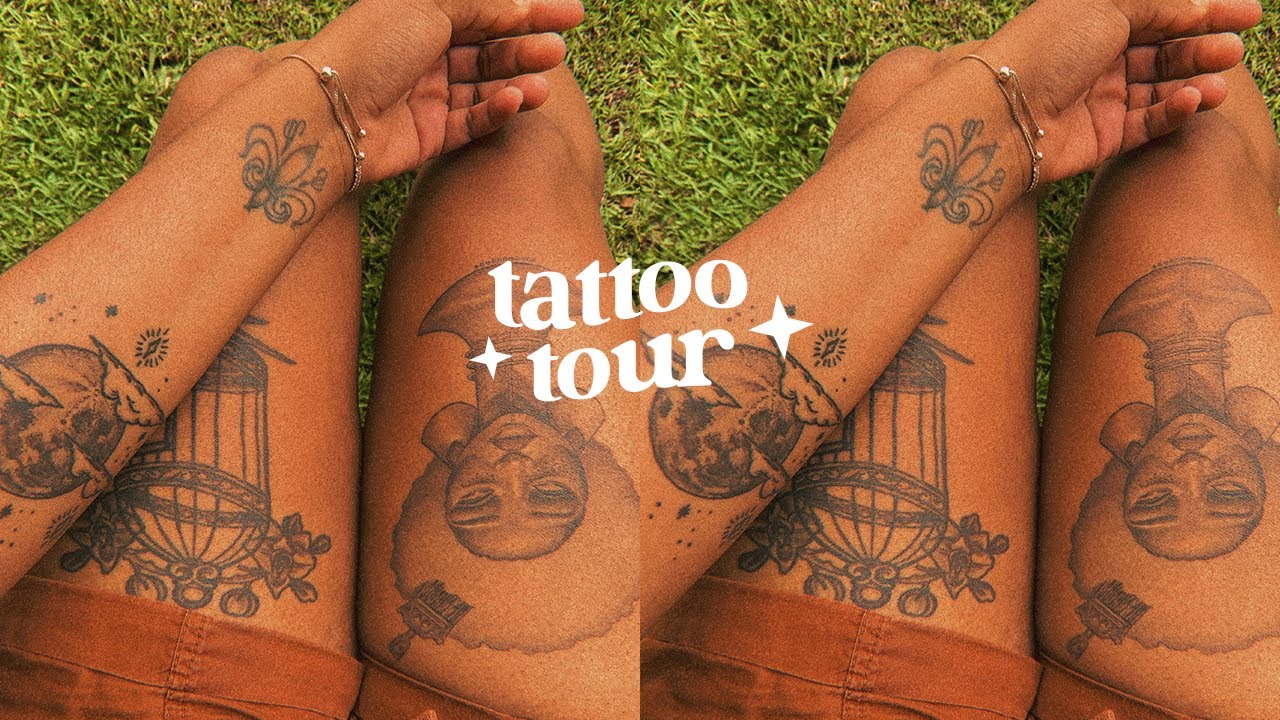 2022 TATTOO TOUR | Meaningful tattoo ideas | Rose, Moon, Portrait & Birdcage Vintage tattoos