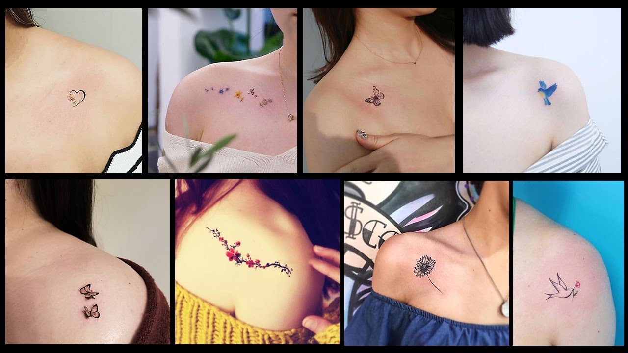 👧👧 Shoulder Tattoo for girl || Best Watercolor Tattoo Ideas