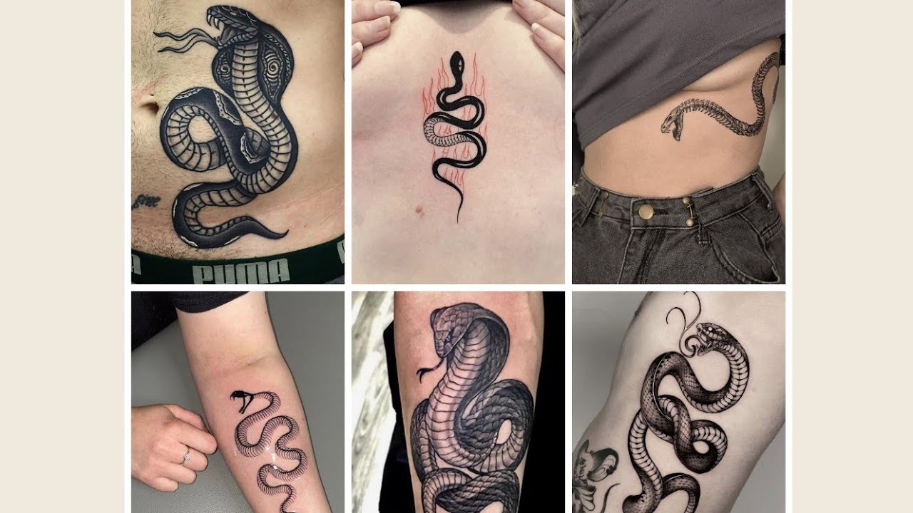 Top 50 Snake 🐍 Tattoo Design.!! Snake Tattoo Idea.!! 💡"Couples Tattoo Studio" #tattoodesign