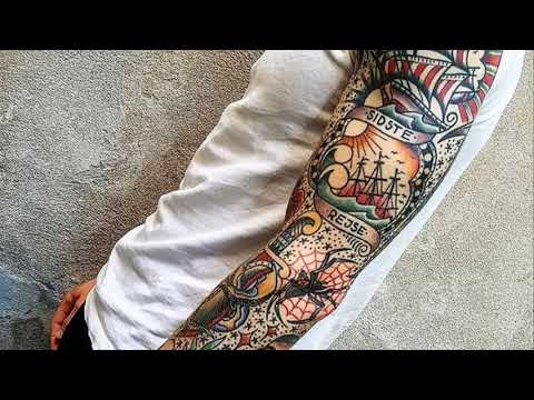 American Traditional Tattoo Sleeve