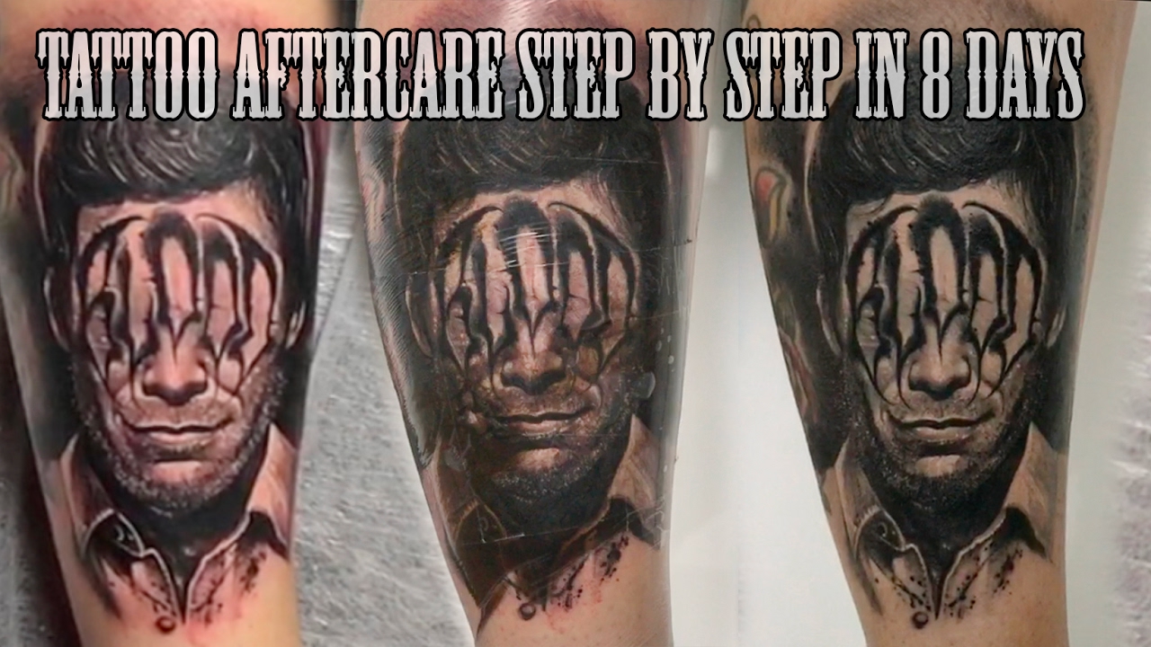 BEST TATTOO AFTERCARE STEP BY STEP IN 8 DAYS