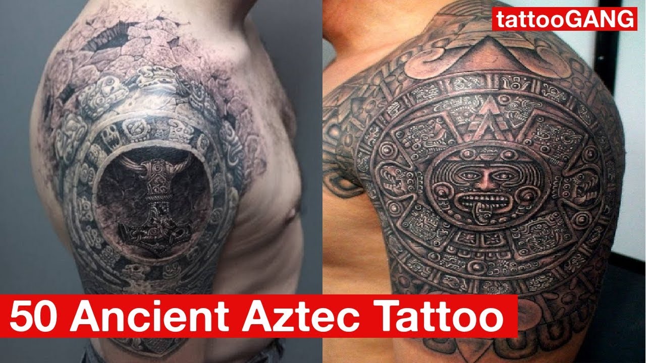 50 Ancient Aztec Tattoo Designs Collection