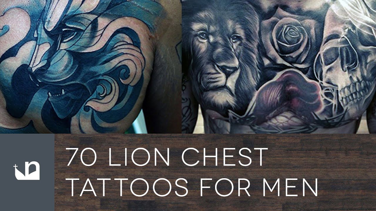 70 Lion Chest Tattoos For Men