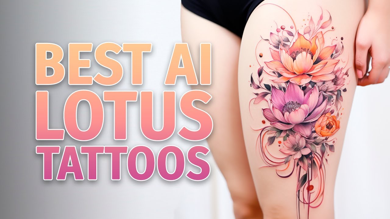 Lotus Flower Tattoos: Blooming Elegance in Inked Harmony