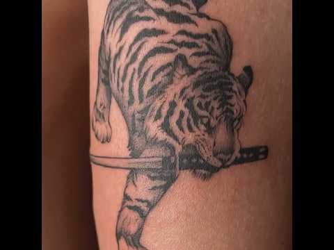 tiger tattoo / japanese tattoo/ realistic tattoo / #tigertattoo #tiger #japanese