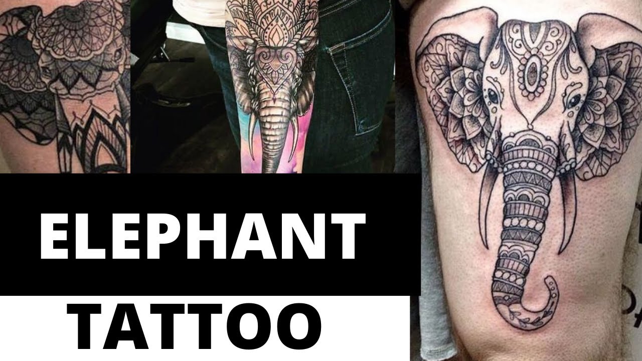 Top Beautiful Elephant Tattoo designs - Inspirational Elephant Tattoos ideas for Men and Women
