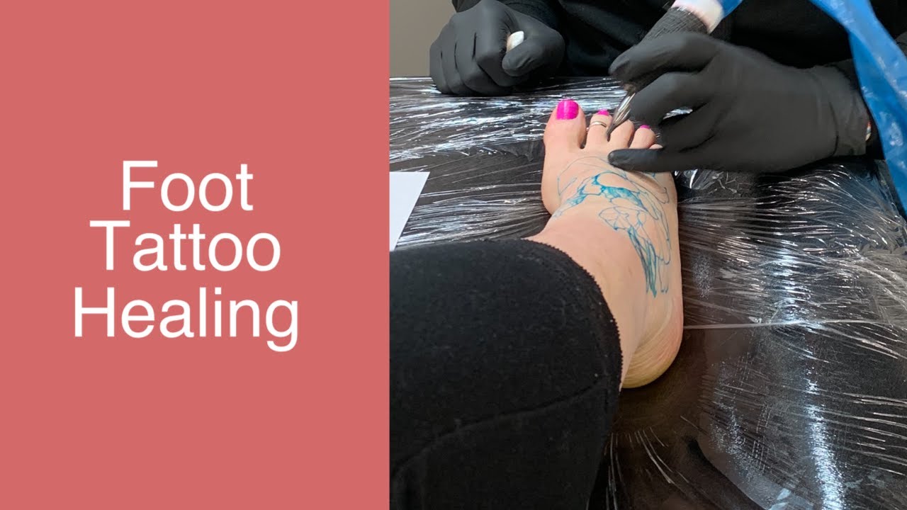 Foot Tattoo Healing