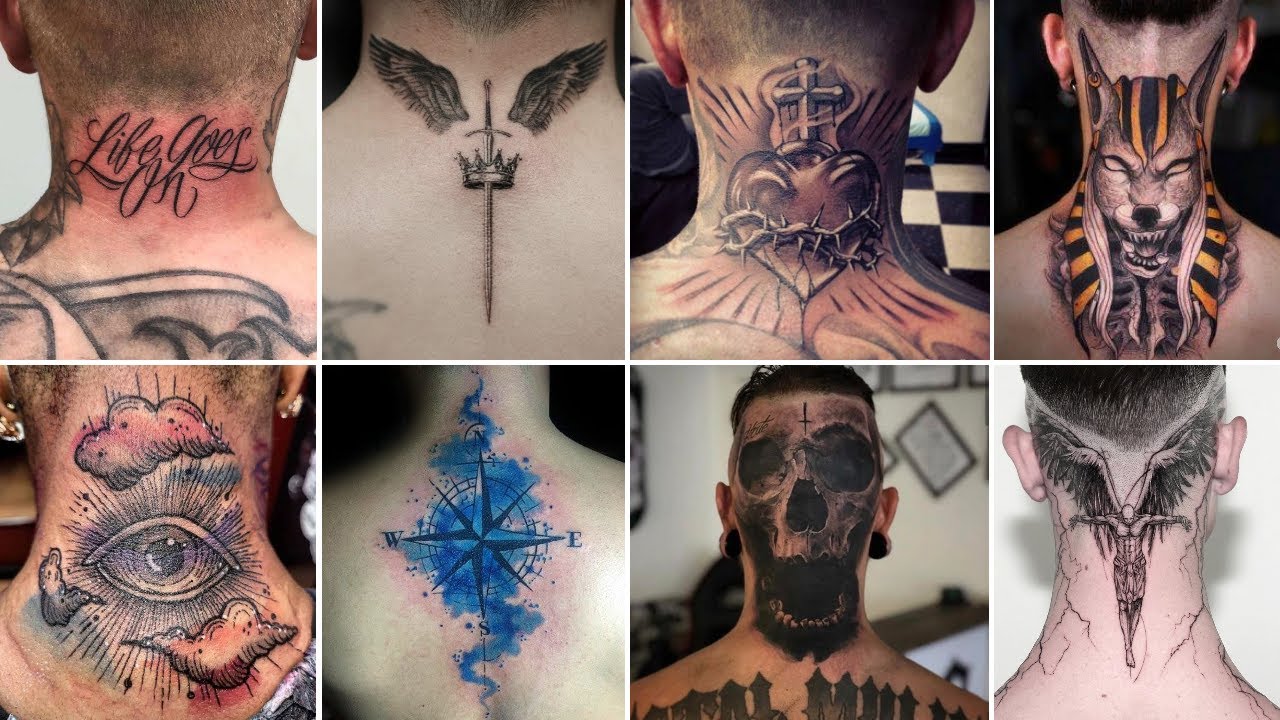 Back Neck Tattoos For Men 2023 | Back Neck Tattoo Designs | Tattoo Ideas For Men 2023