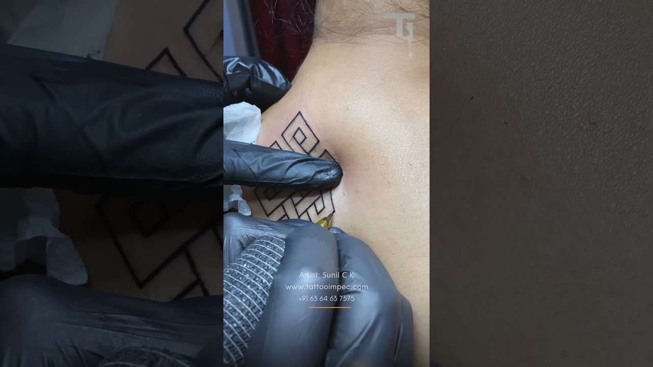 Spiritual Karma Symbol Tattoo by Sunil CK @Tattooimpec Mysore