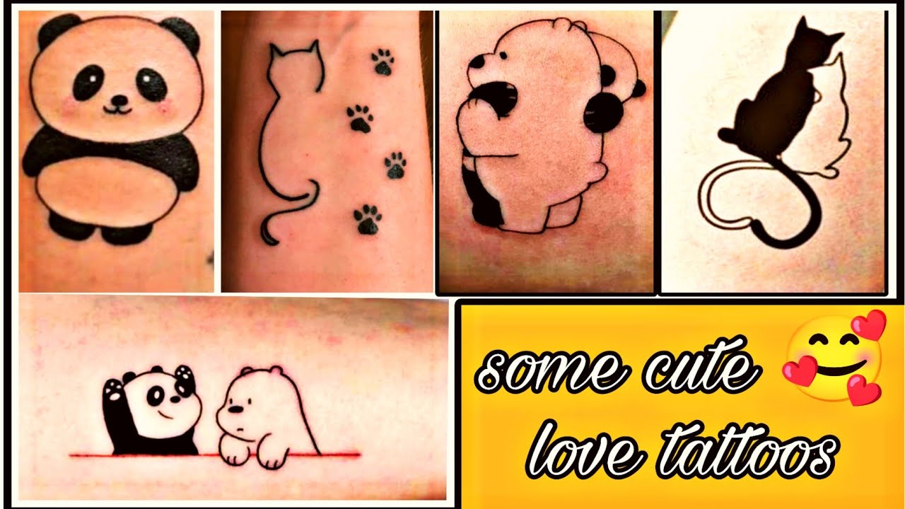 cute love tattoos / girls tattoo designs on hand