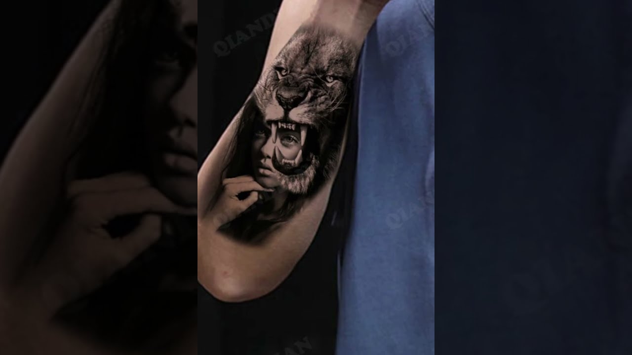 Men Tattoo Ideas -  Lion Tattoo | Tiger Tattoo | Wolf Tattoo - TATTOO HUB