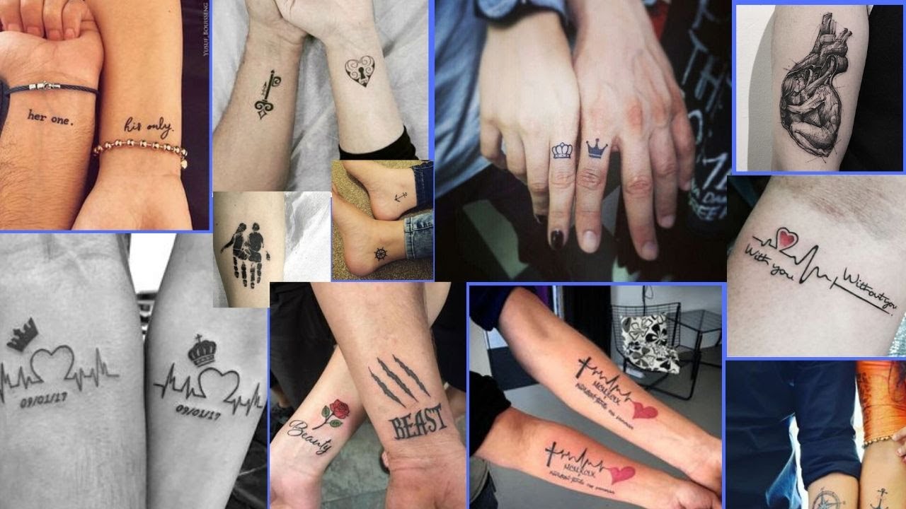 Top 25 Best Matching Couple Tattoo Ideas that will keep your Love forever - Fashion Wing