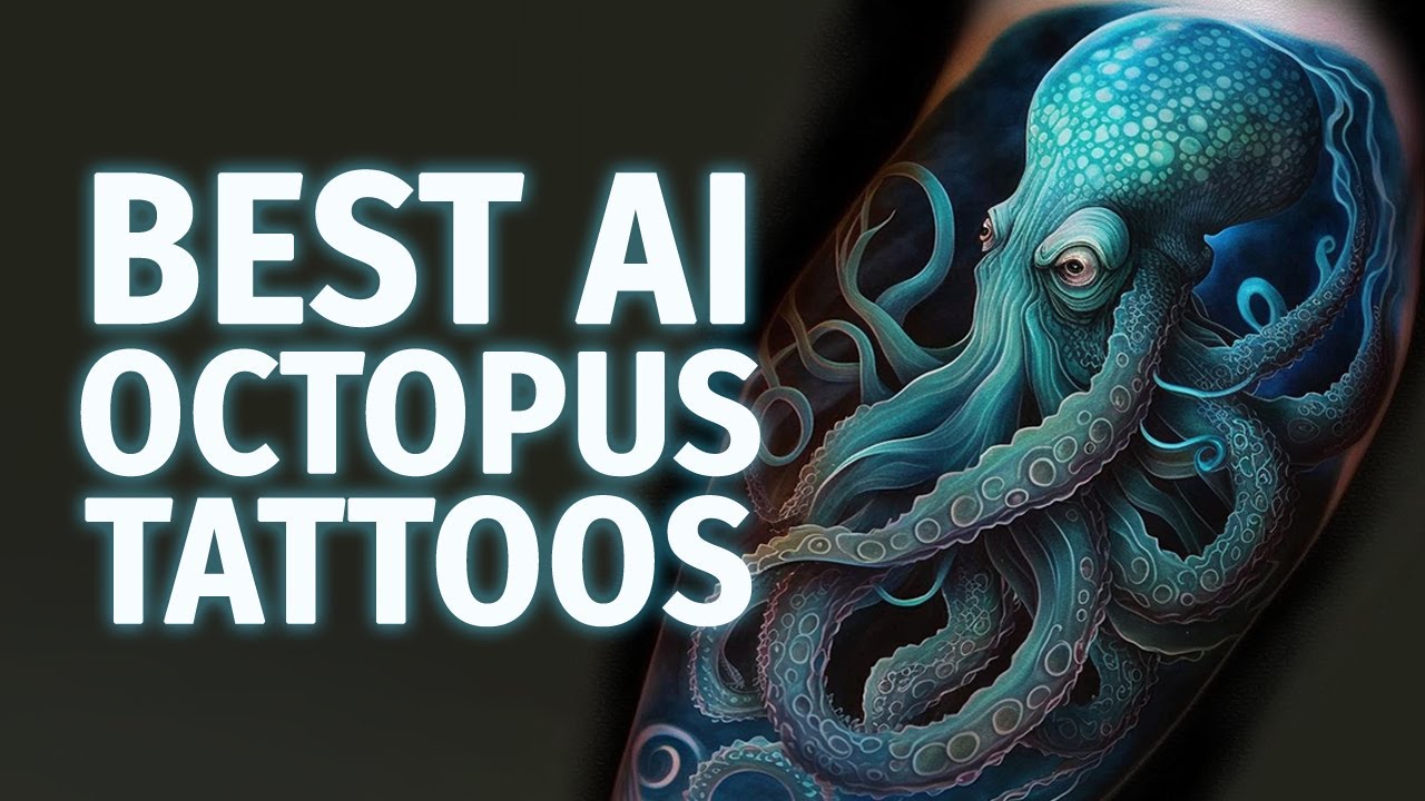 Best Octopus Tattoos Made by AI