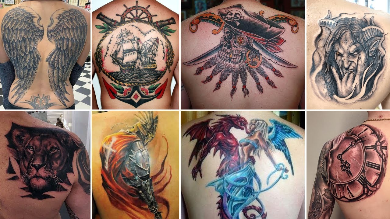 Back Shoulder Tattoos For Men 2023 | Best Back Tattoos For Men 2023 | Tattoos Ideas For Guys