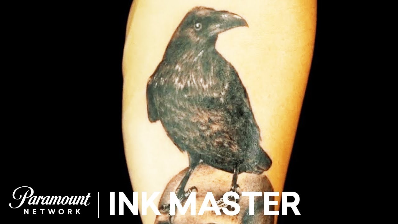 Cleen's Raven Tattoo is Ready to Fly Off the Canvas | Ink Master: Redemption (Season 4)