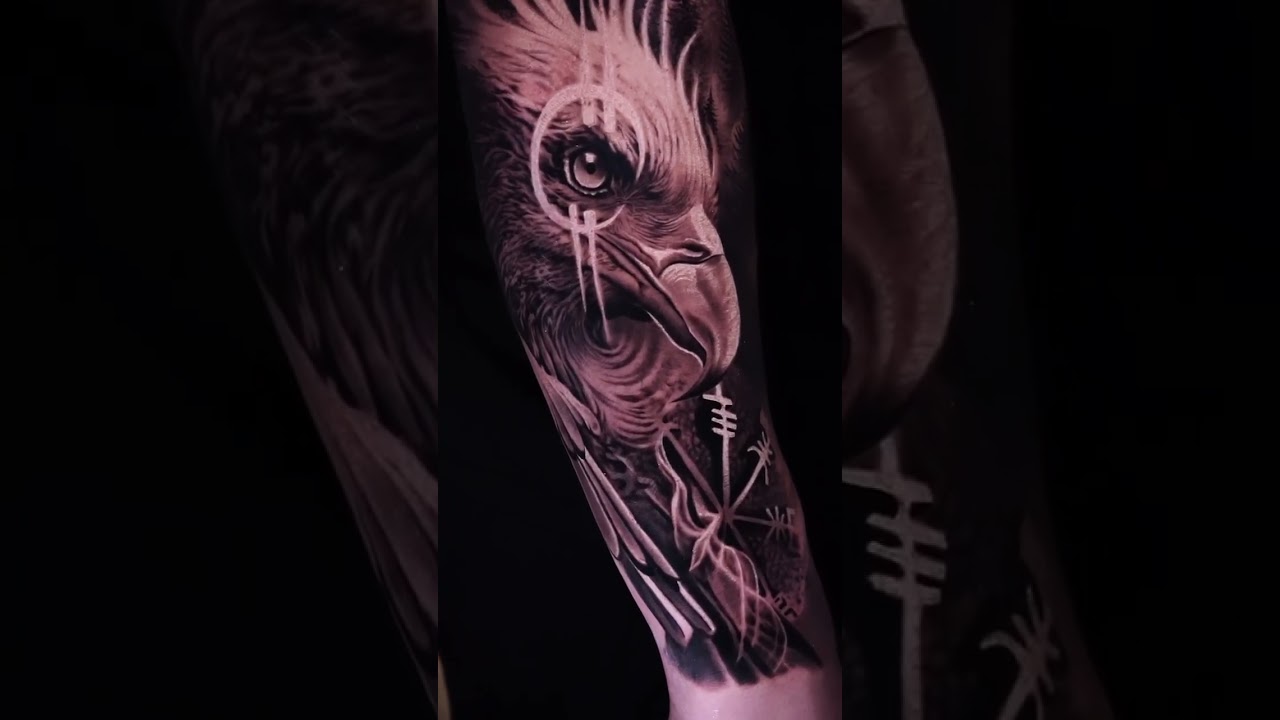 Eagle Tattoo #tattoo #eagle #aguia #tattoos #nature #naturetattoo #nordic #tatuagem #art #ink
