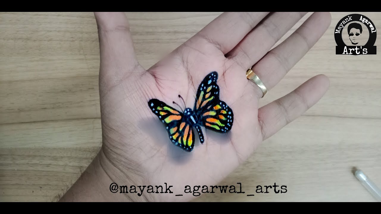 3D Butterfly Tattoo