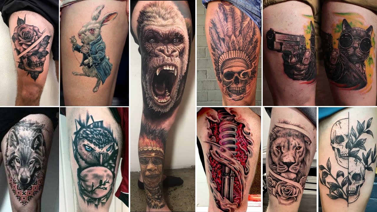 Thigh Tattoos For Men 2022 | Thigh Tattoo Ideas For Men 2022 | Tattoo Ideas For Men |New Mens Styles