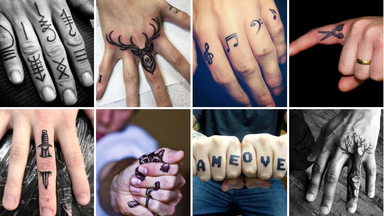 45+ New ATTRACTIVE Finger Tattoos For Men 2023 | Stylish Finger Tattoos For Men | Tattoo For ALL!