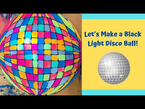 Black Light Disco Ball!