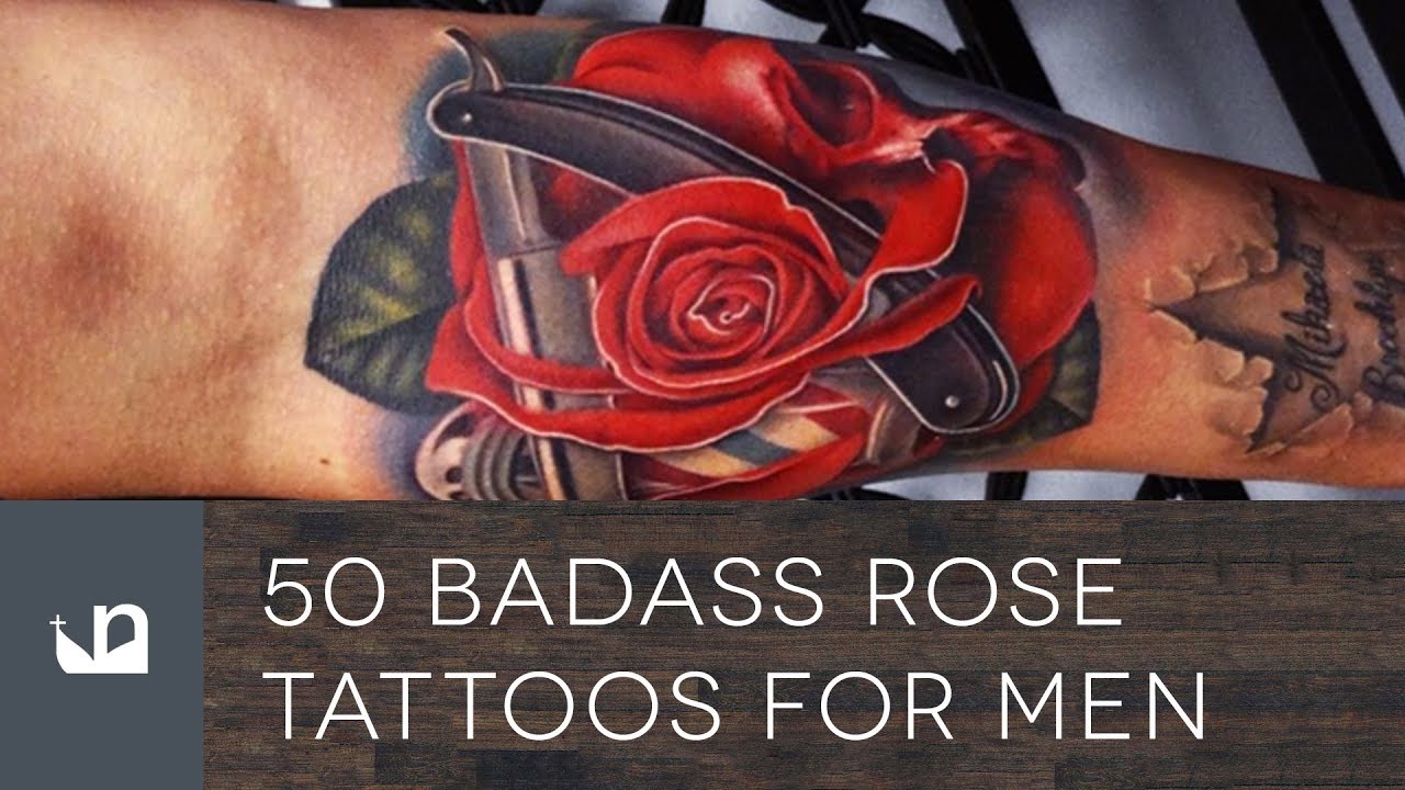 50 Badass Rose Tattoos For Men