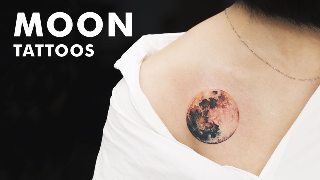 18 Beautiful Moon Tattoo Designs