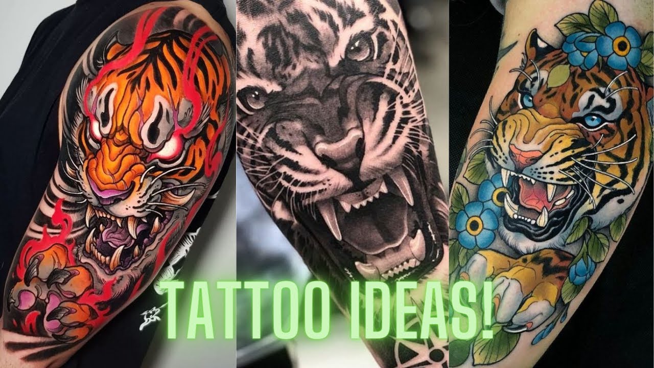 Meaning behind tiger tattoos and tattoo design ideas