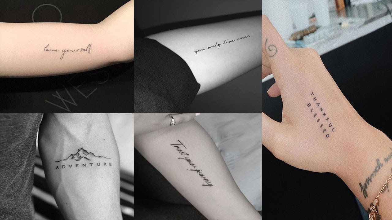 Best Inspirational Tattoos For Men | Quotes tattoo | Meaningful tattoo