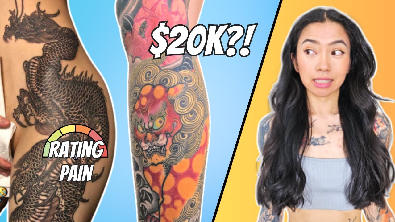 PAIN Level + COST of All My Tattoos