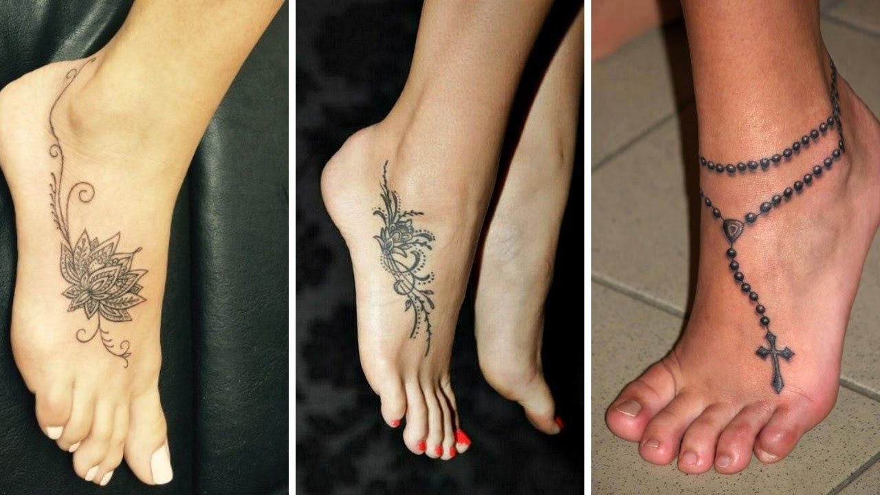 Step into Style: Foot Tattoos for Women/ trendy tattoos style 2023
