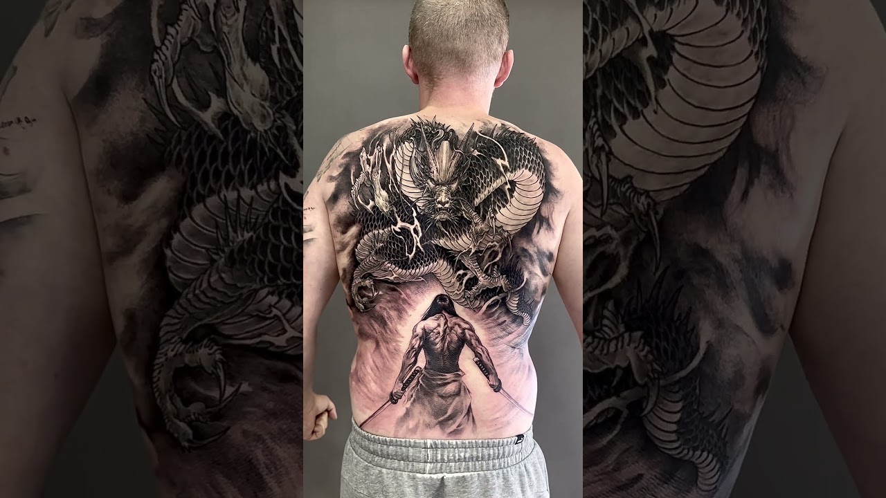 Dragon Tattoo Full Back - Stunning Tattoo Design Ideas For Man 2023