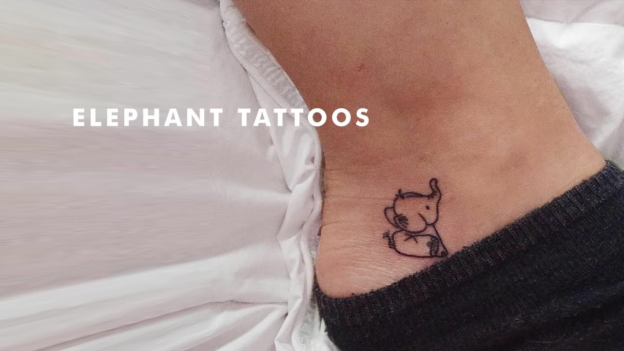 Beautiful Small Elephant Tattoos