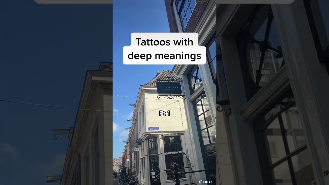 Tattoos with deep meanings 🦋