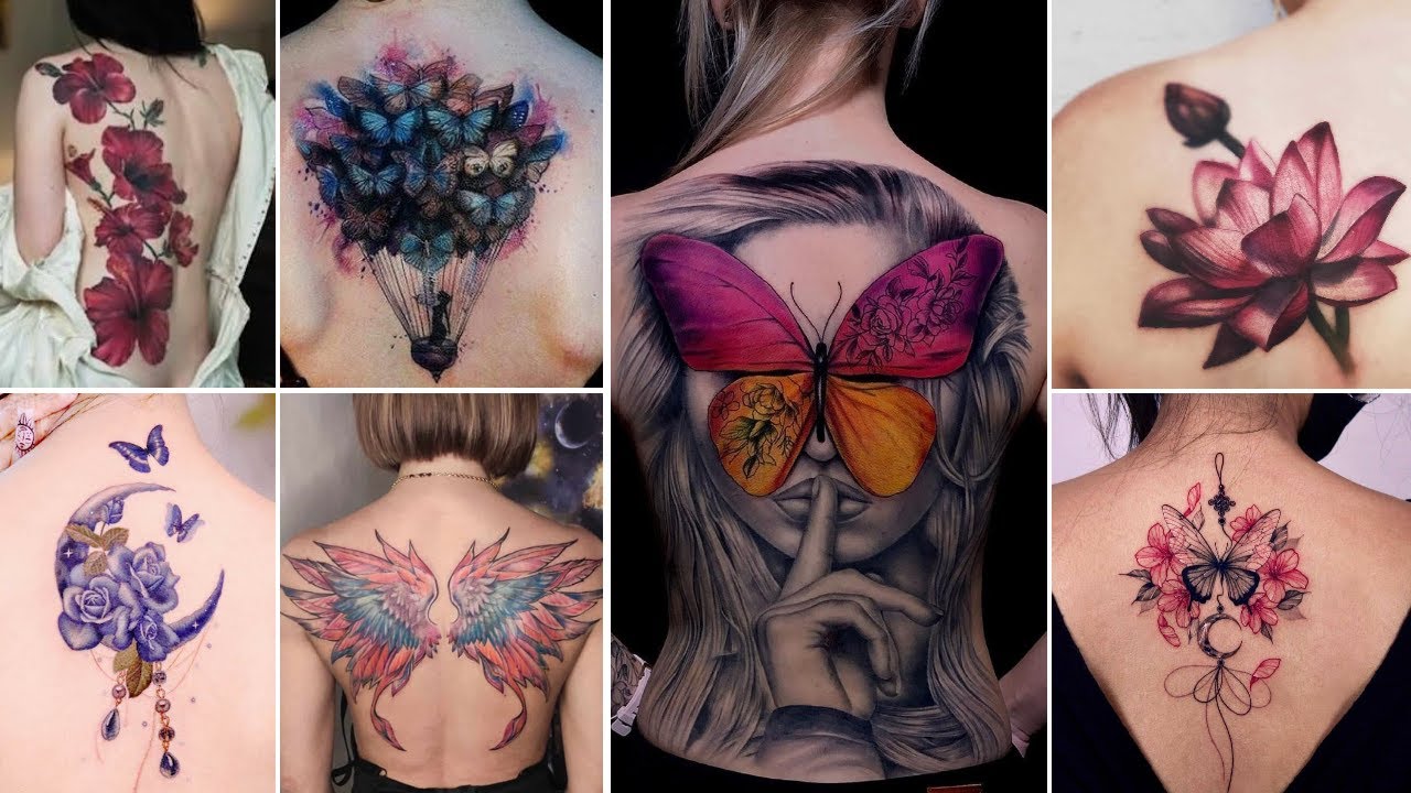 Lovely Back Tattoos For women 2023 | Best Back Tattoo For Ladies | Women's Tattoo 2023 |Just Tattoos