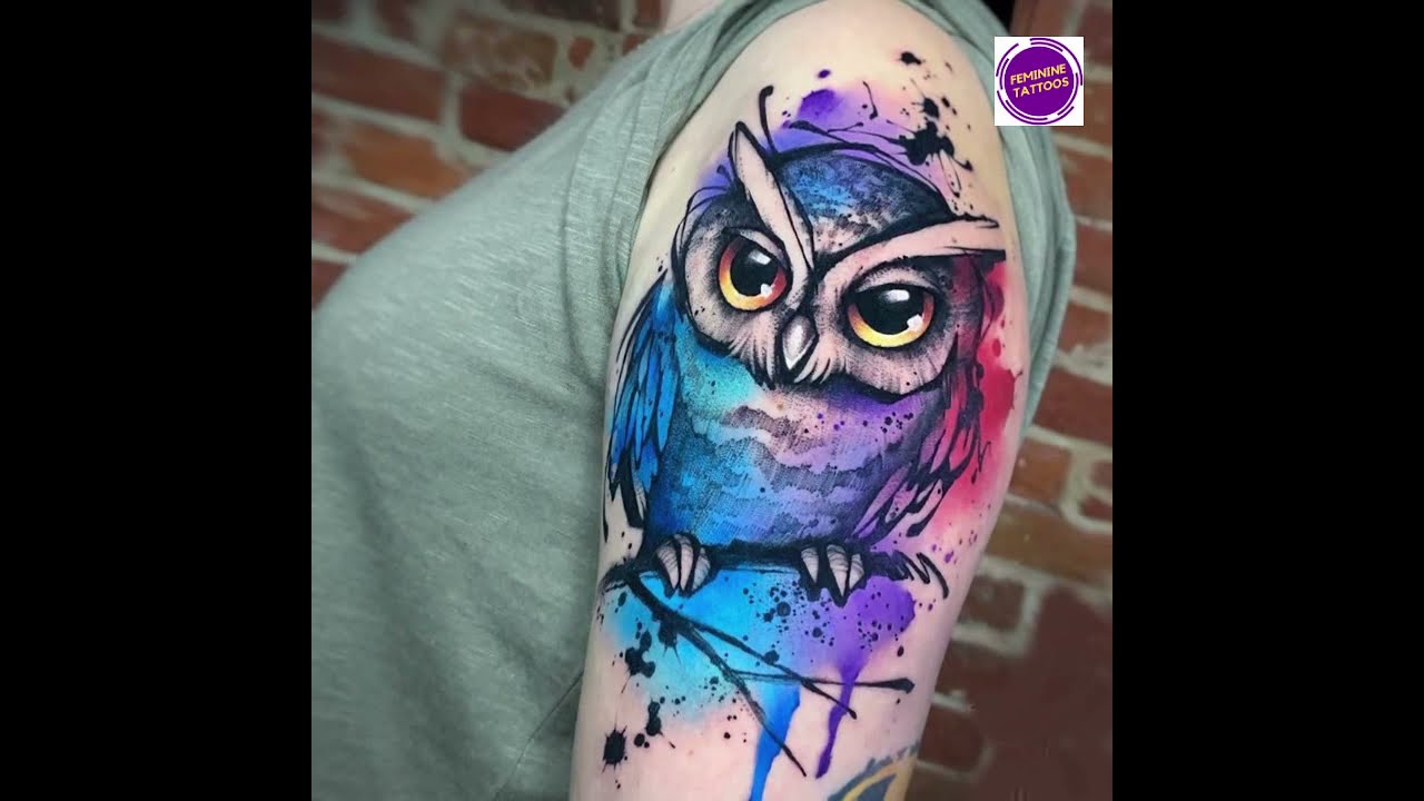 Beautiful Owl Tattoos Ideas 🦉 - Tattoos Designs for Girls 🦉 - Best Owl Tattoo 🦉 #owltattoodesigns