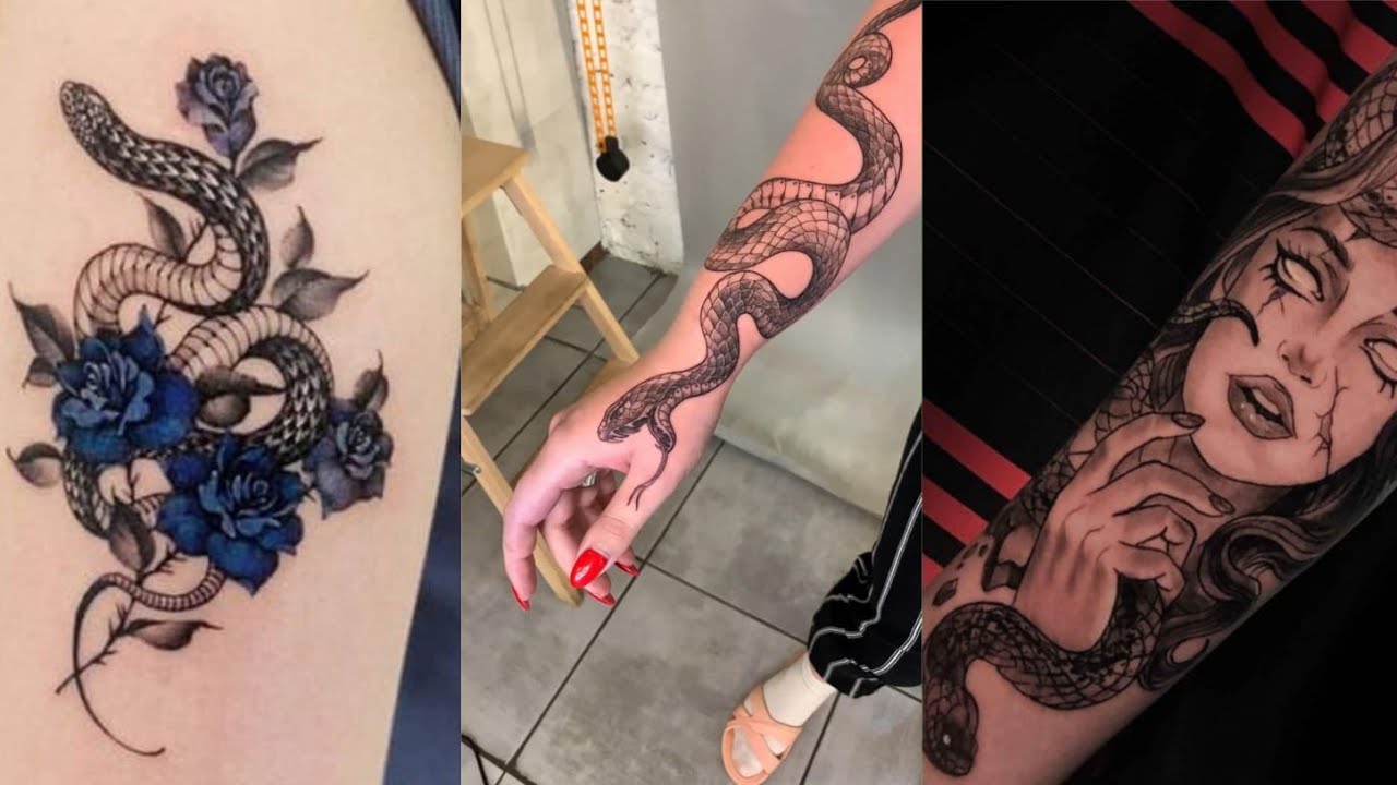Attractive And Beautiful Snake Tattoo Design Ideas | Codra Snake Tattoos | Small Snake Tattoo Ideas.