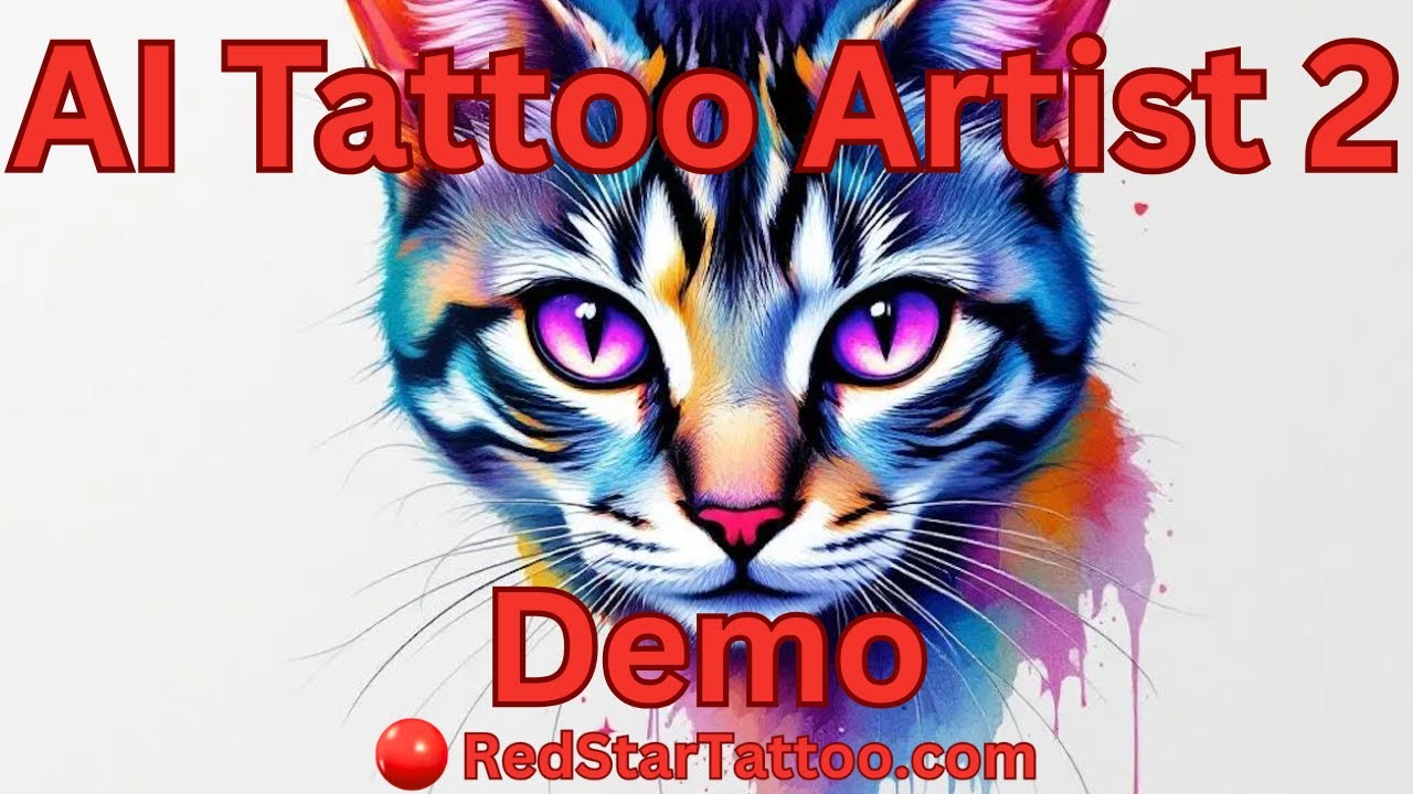 AI Tattoo Artist 2 - Demo Video - AI Tattoo Generator