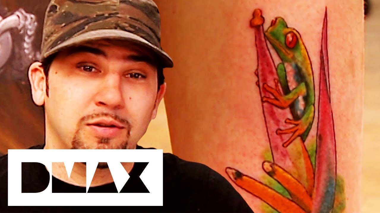 Bold & Beautiful Frog Tattoo Puts Smile on Cancer Patient’s Face | Miami Ink