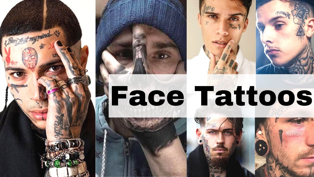 Face tattoo designs | Face tattoo girl | Tattoo design for face | Trending tattoo - Lets style buddy