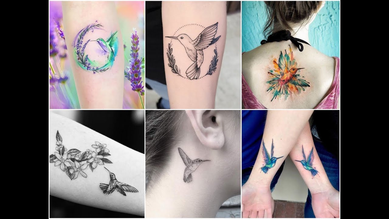 Top-30 Lovely Hummingbird Tattoo Design Ideas