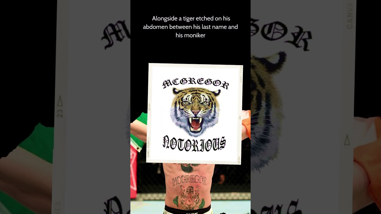 Conor McGregor's Secret Tattoos