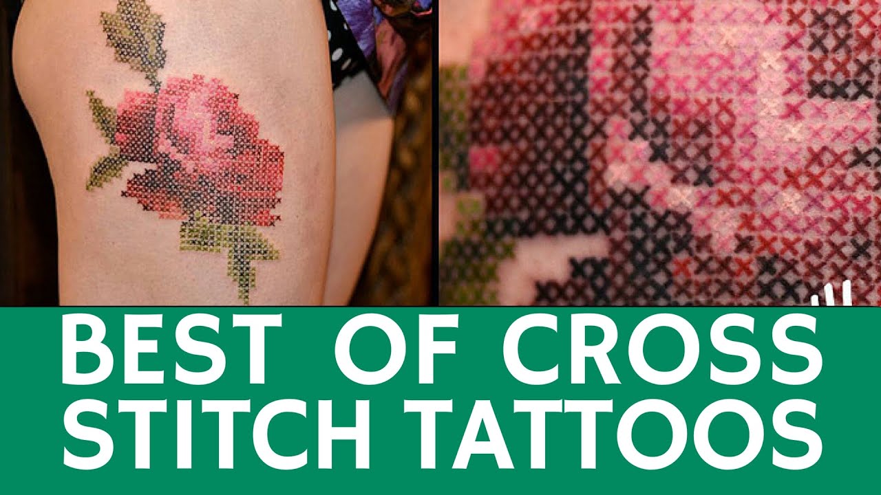Best of cross-stitch tattoo DESIGNS & creative ideas by modern artists