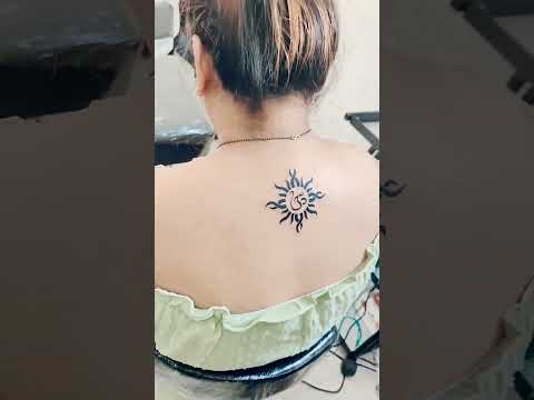 😍😘Back Tattoo Design For Women 😍❤️ #youtubeshorts #shorts #geetika'skitchen&lifestyle