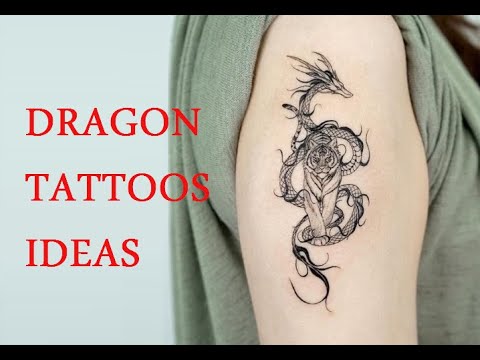 AWESOME DRAGON TATTOOS IDEAS ON ARM 2020 #tattoo #tattooideas #dragontattoos