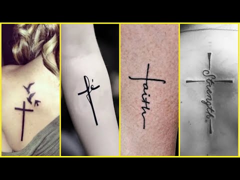 Simple & Cute Cross Tattoo Design Ideas For Girls 2023 | Lovely Cross Tattoos For Ladies 2023