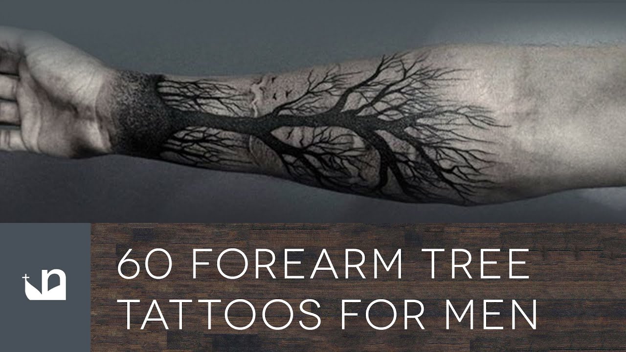60 Forearm Tree Tattoos For Men