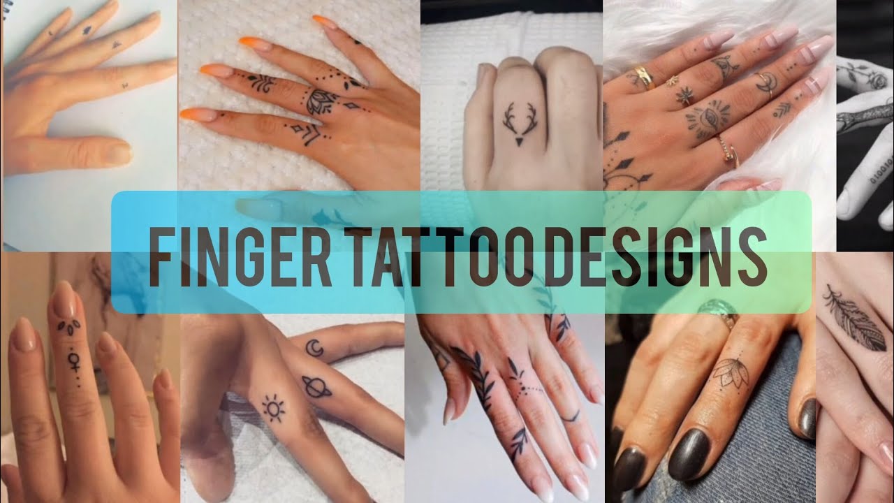 finger tattoo designs for girls || finger tattoo designs for women || small tattoo