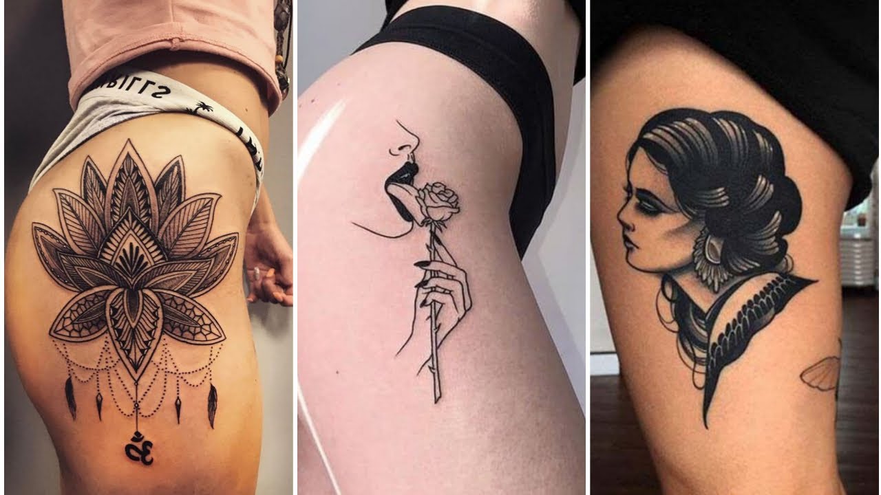 WOW, Look At These 40+ New ATTRACTIVE Side Thigh Tattoos For Girls 2021 | Women's Tattoos 2023!
