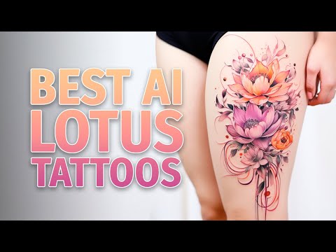 Lotus Flower Tattoos: Blooming Elegance in Inked Harmony