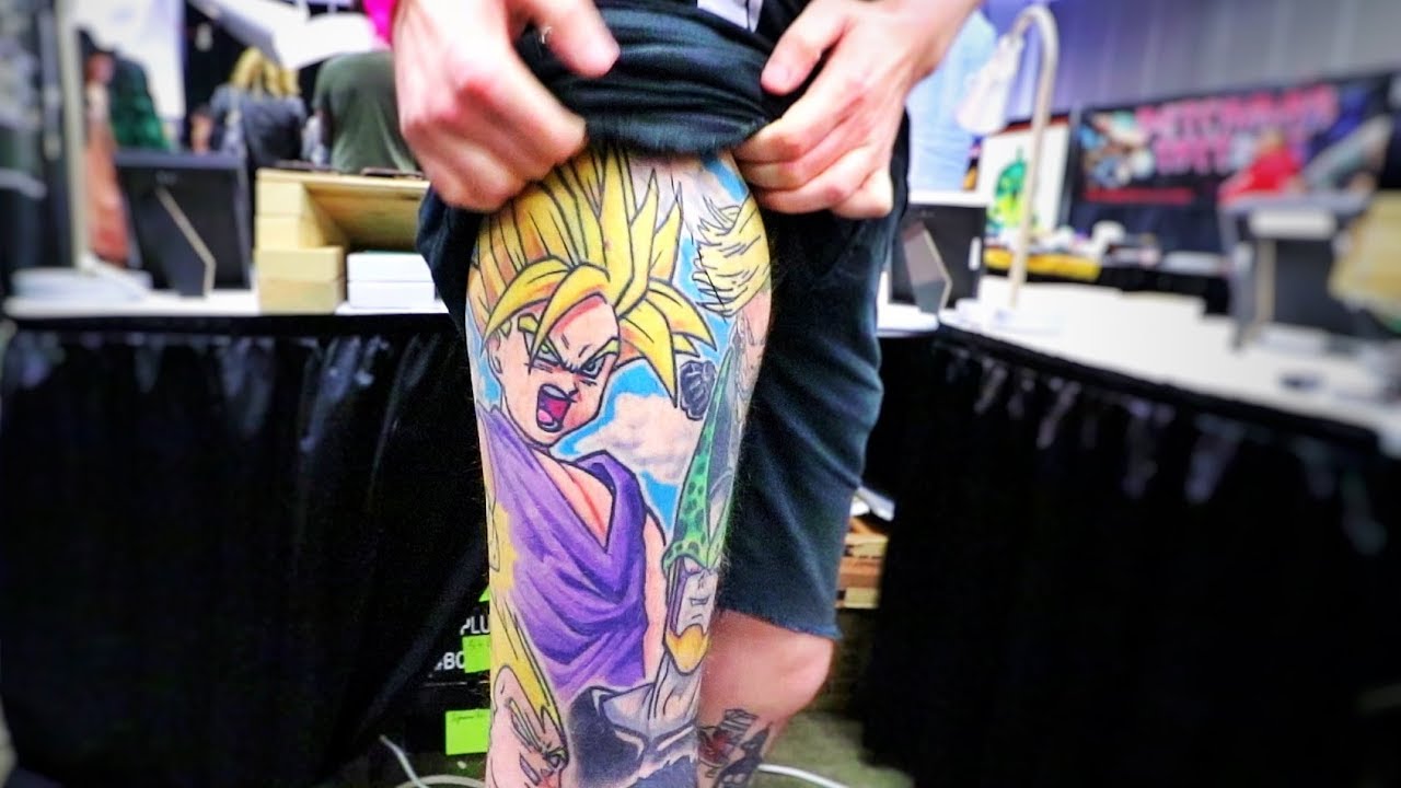 BEST DRAGONBALL Z TATTOO IN THE WORLD?!?